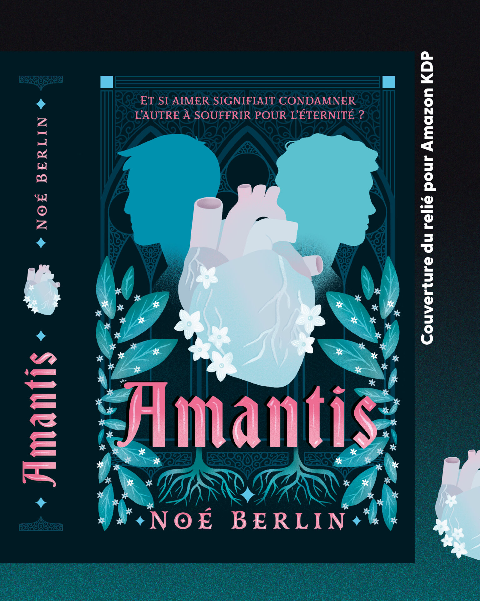 Amantis - Noé Berlin - Margot Pilet - illustratrice couverture de livre