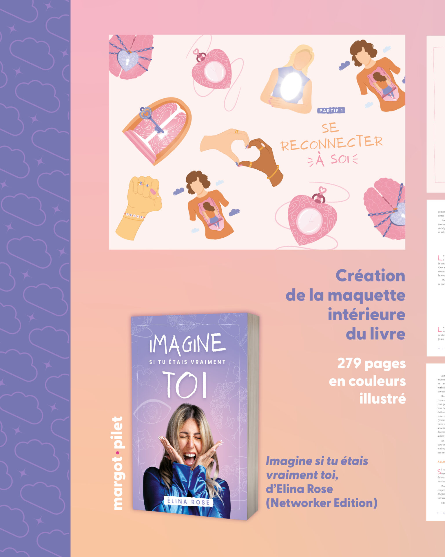 Elina Rose Imagine si tu étais vraiment toi Networker Edition graphiste et illustratrice Margot Pilet