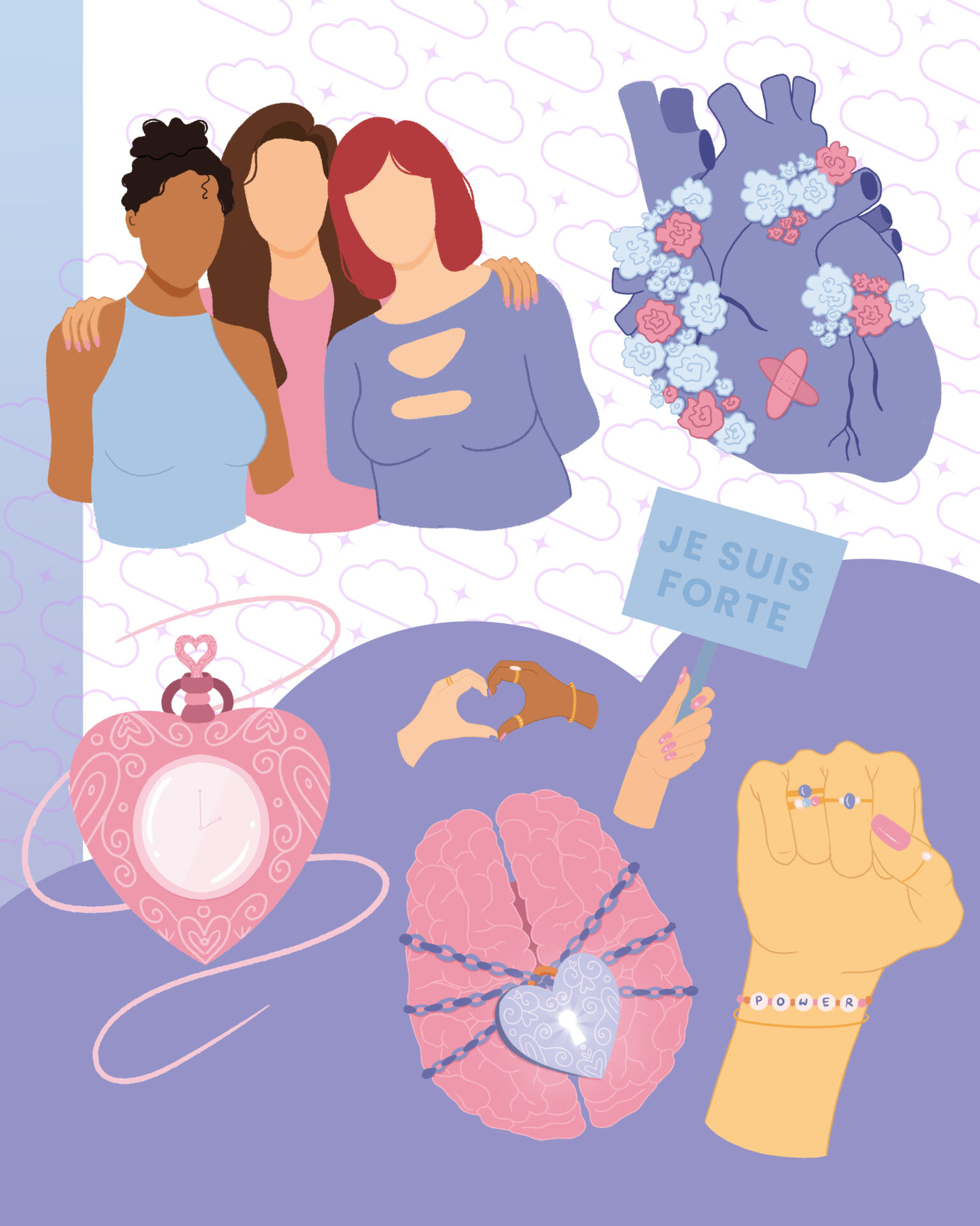 Elina Rose Imagine si tu étais vraiment toi Networker Edition graphiste et illustratrice Margot Pilet