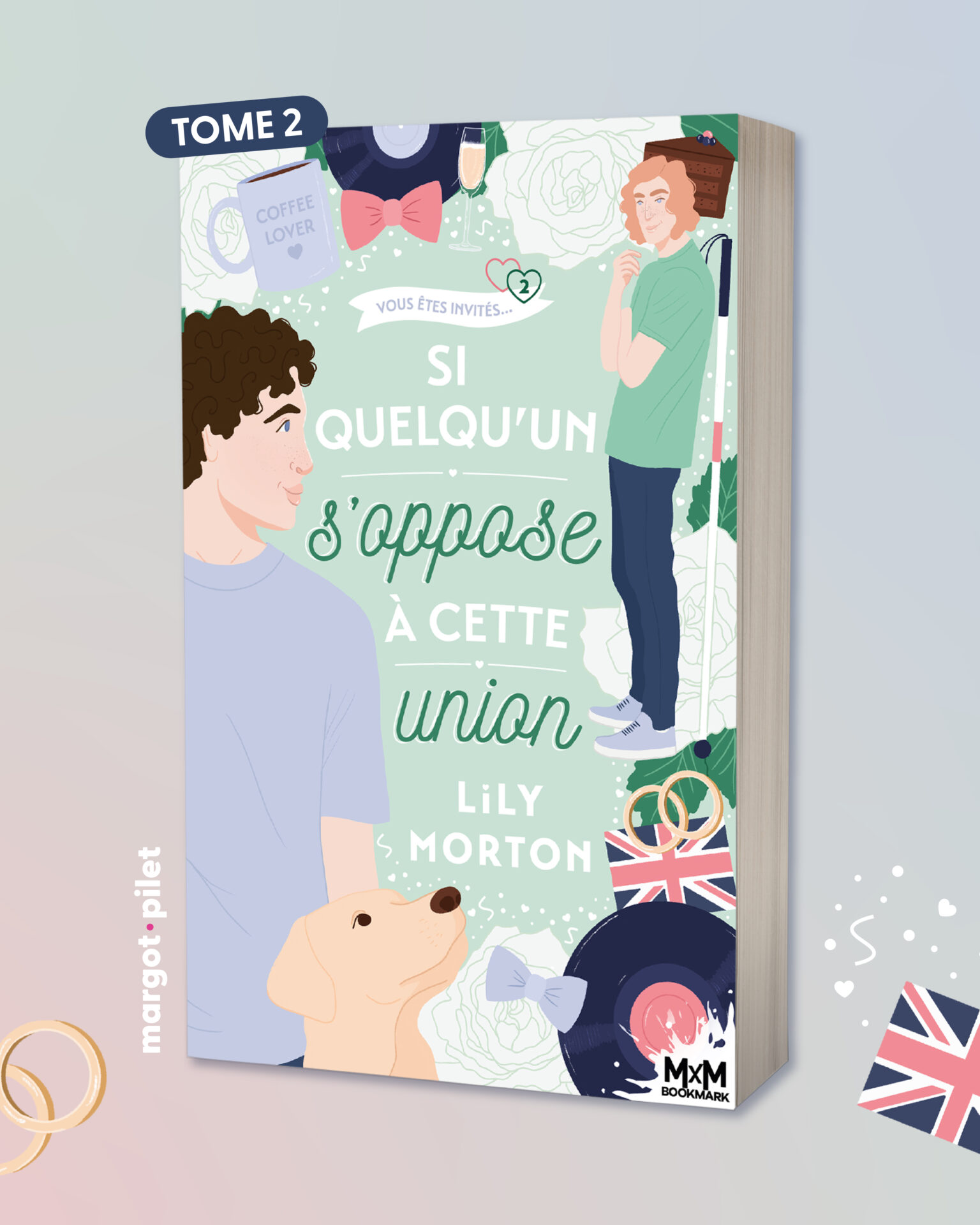 Margot Pilet - graphiste et illustratrice couverture de livre - Lily Morton éditions Bookmark