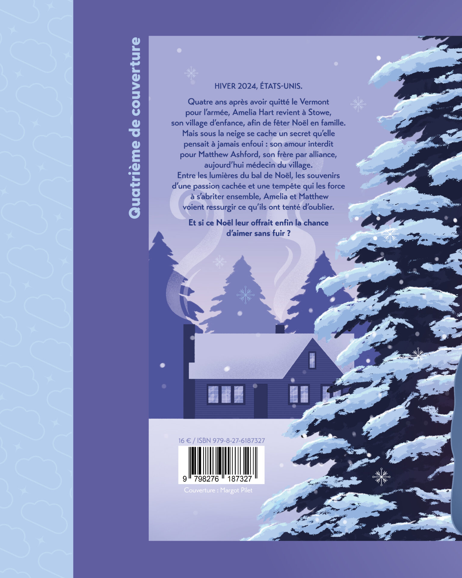 Margot Pilet graphiste et illustratrice couverture de livre Beatrix Donan Silent Snow