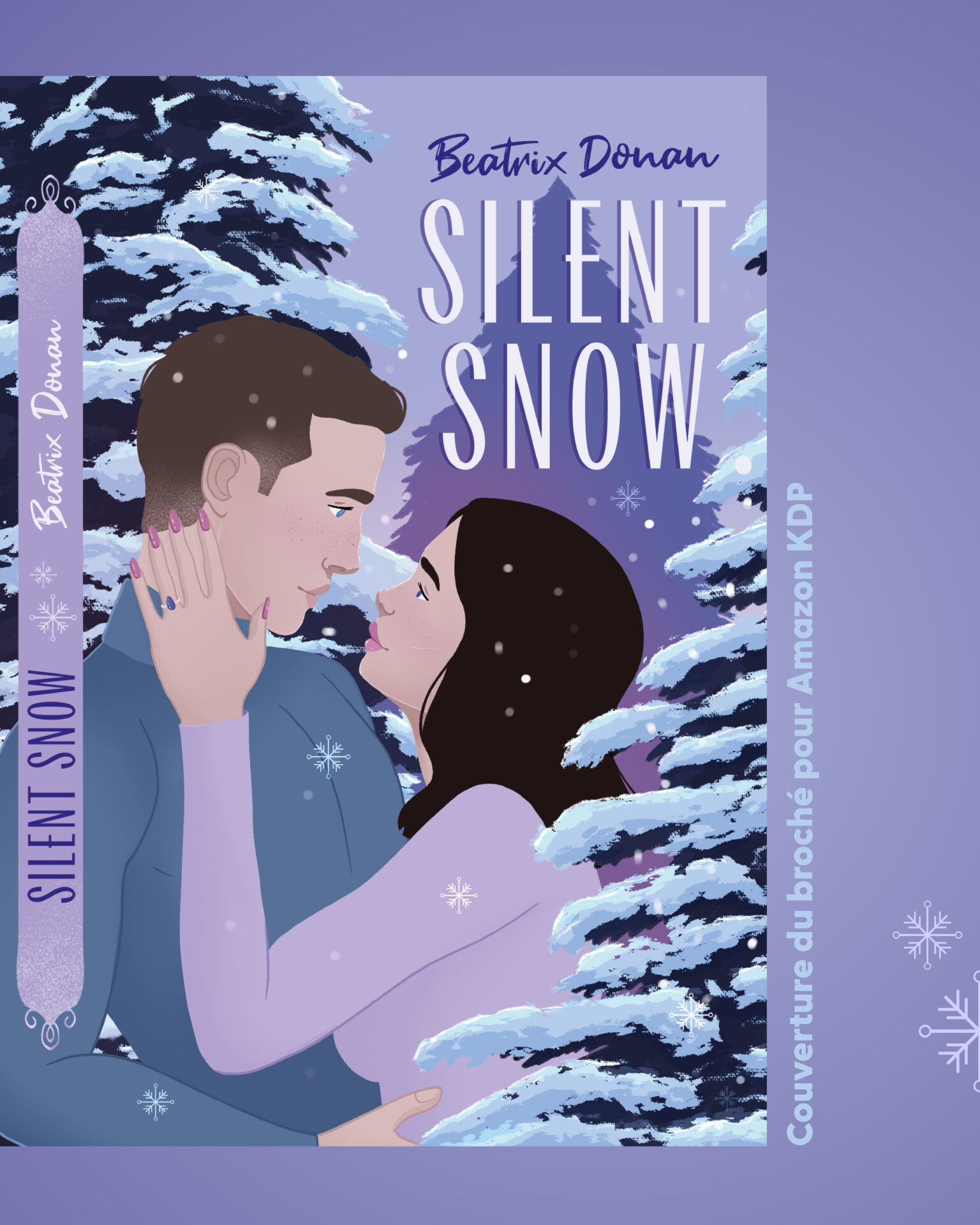 Margot Pilet graphiste et illustratrice couverture de livre Beatrix Donan Silent Snow