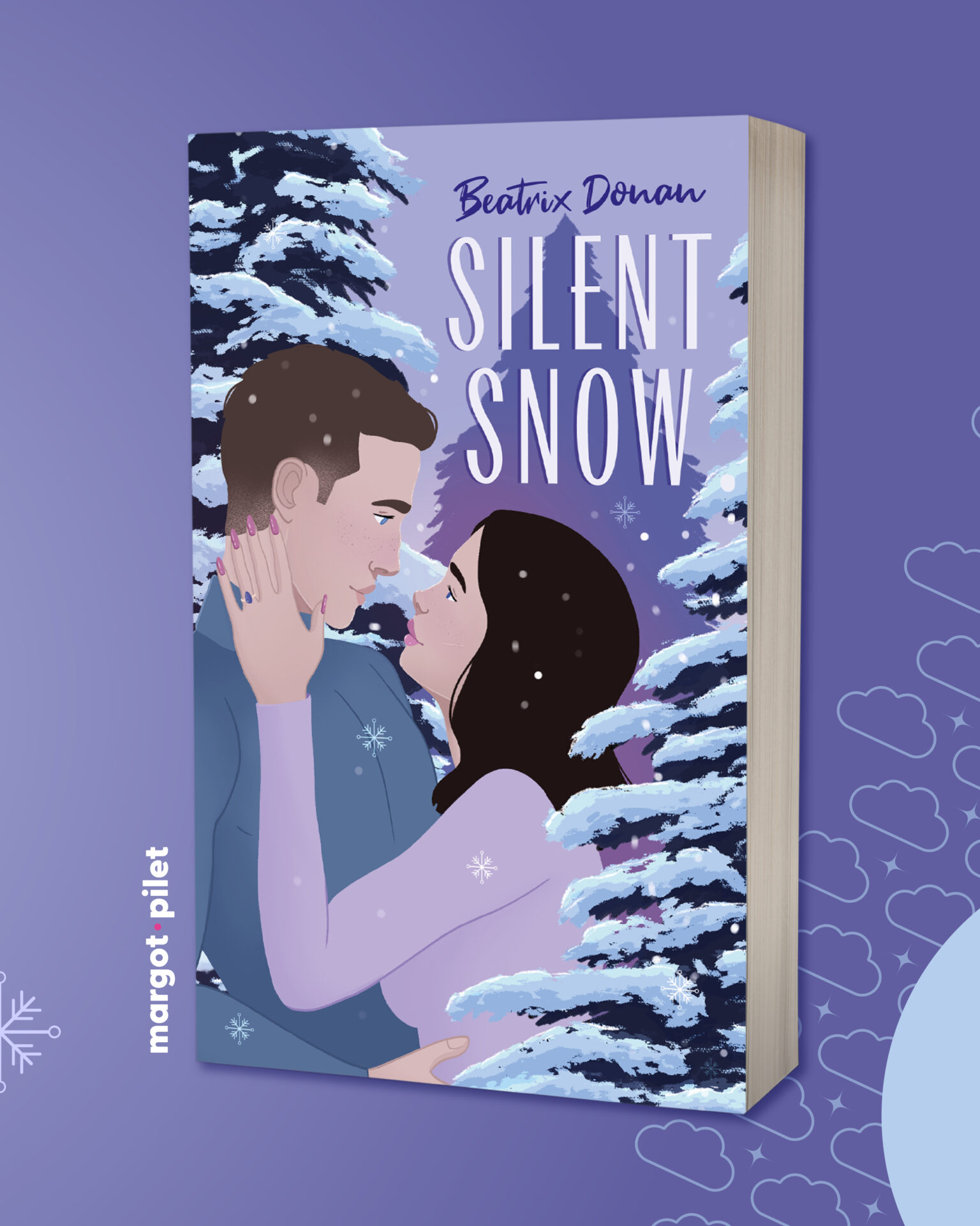 Margot Pilet graphiste et illustratrice couverture de livre Beatrix Donan Silent Snow