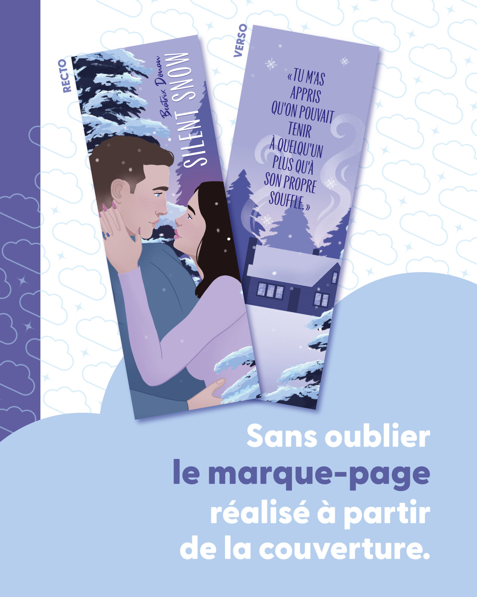 Margot Pilet graphiste et illustratrice couverture de livre Beatrix Donan Silent Snow