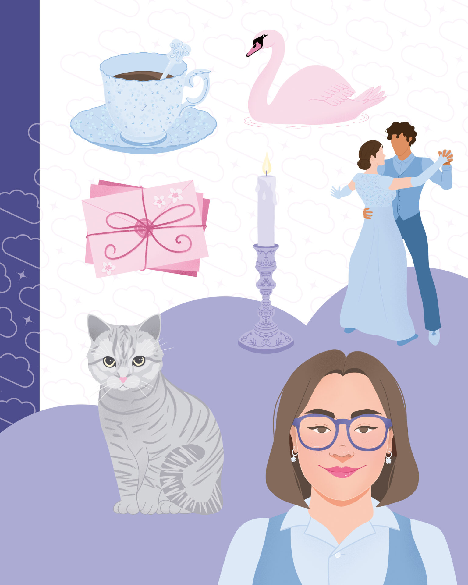 Mise en page English Made Pretty d'Anna Germon - Graphiste et illustratrice Margot Pilet