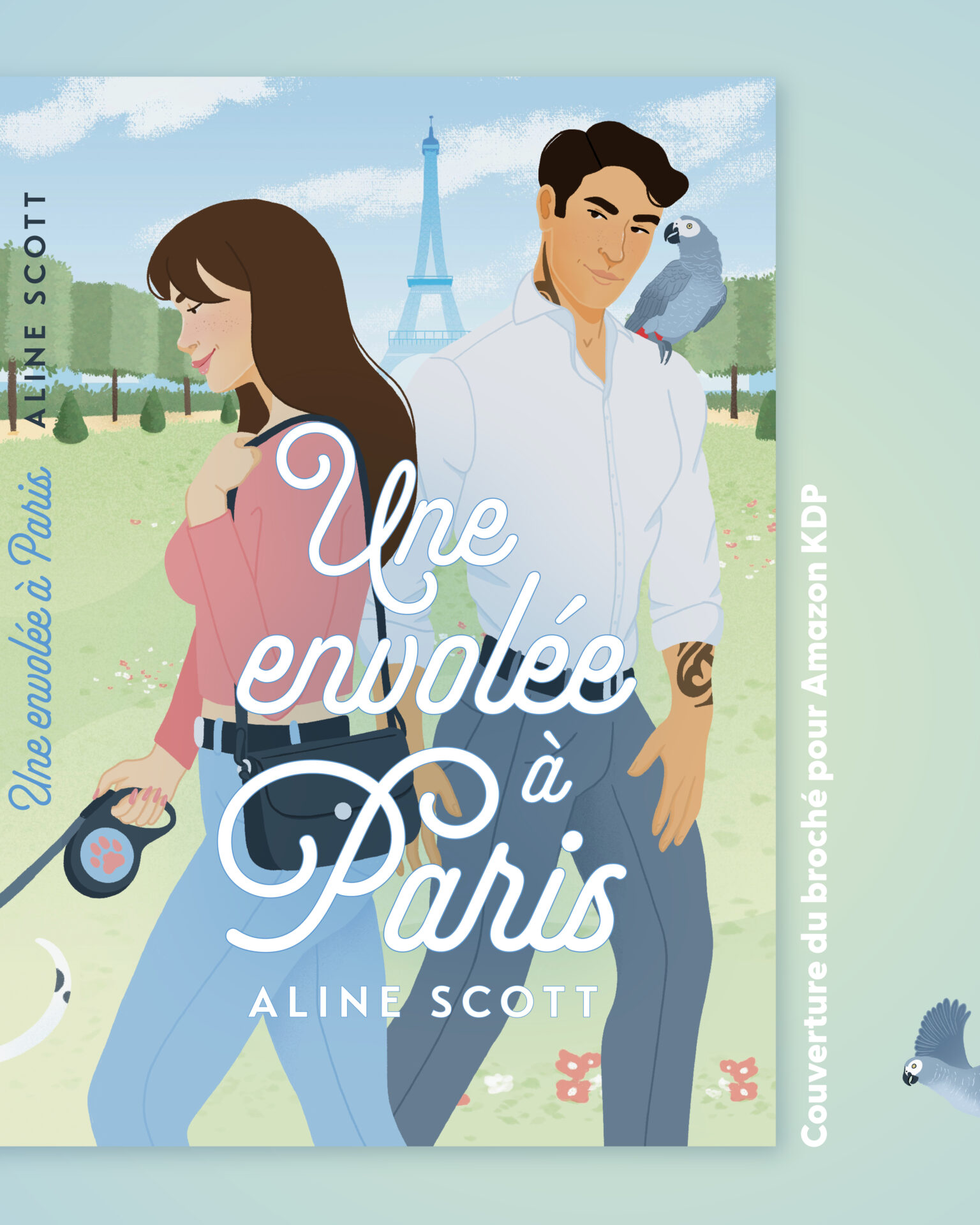 Couverture de livre Une envolée à Paris d'Aline Scott - Illustratrice Margot Pilet