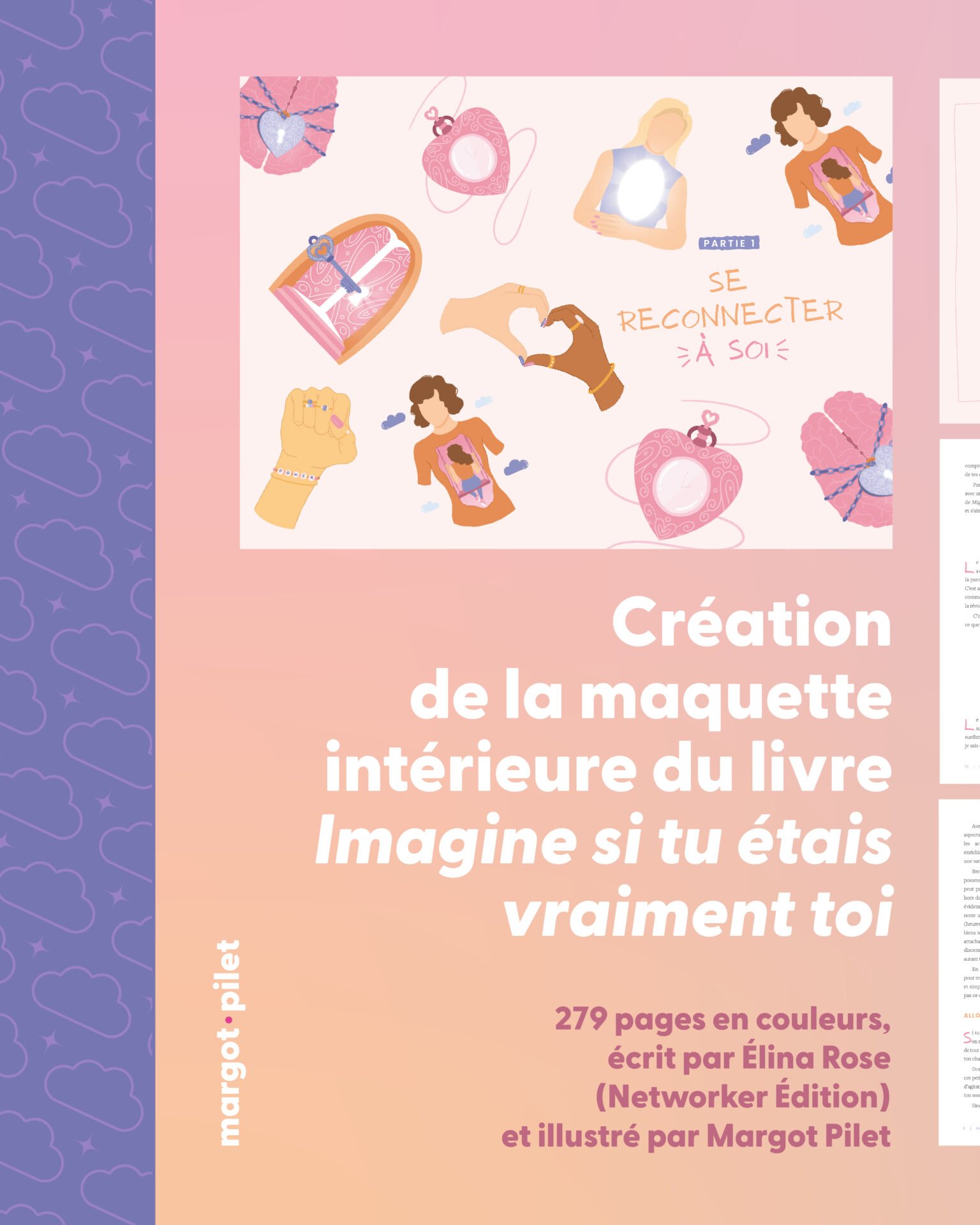 Elina Rose Imagine si tu étais vraiment toi Networker Edition graphiste et illustratrice Margot Pilet